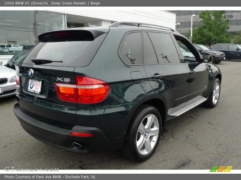 Deep Green Metallic / Beige 2009 BMW X5 xDrive30i
