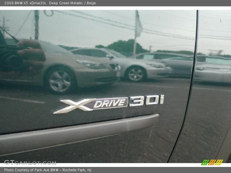 Deep Green Metallic / Beige 2009 BMW X5 xDrive30i