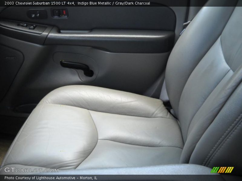 Indigo Blue Metallic / Gray/Dark Charcoal 2003 Chevrolet Suburban 1500 LT 4x4