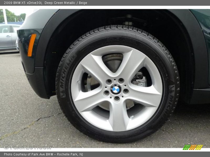 Deep Green Metallic / Beige 2009 BMW X5 xDrive30i