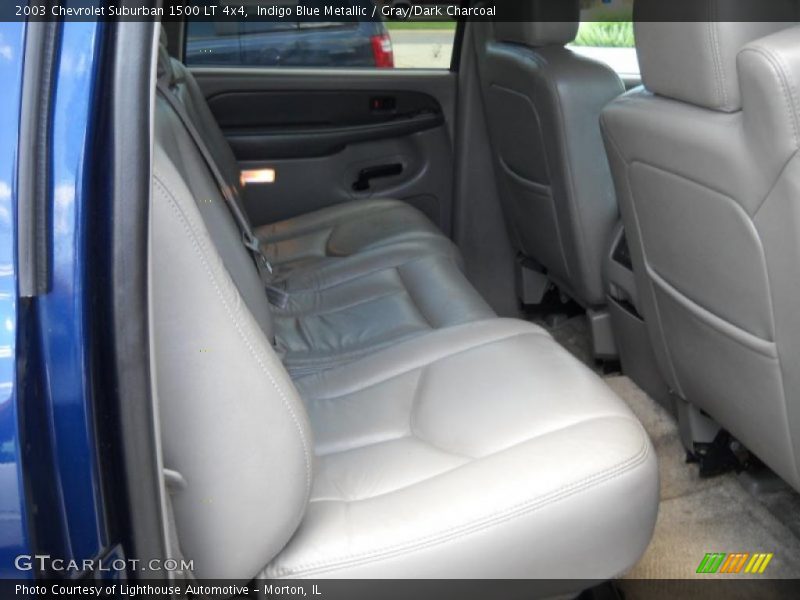 Indigo Blue Metallic / Gray/Dark Charcoal 2003 Chevrolet Suburban 1500 LT 4x4
