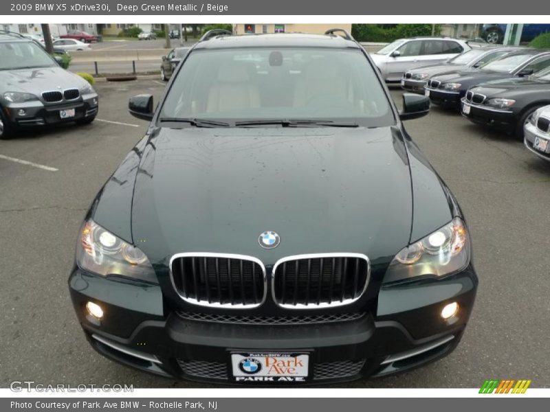 Deep Green Metallic / Beige 2009 BMW X5 xDrive30i