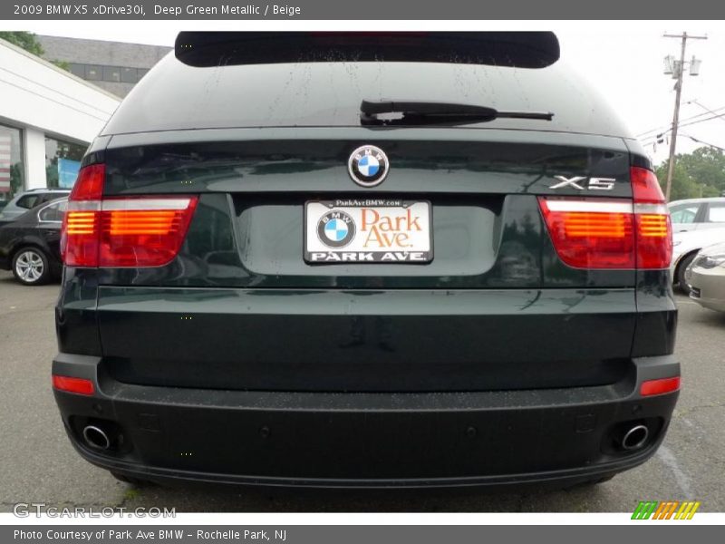 Deep Green Metallic / Beige 2009 BMW X5 xDrive30i