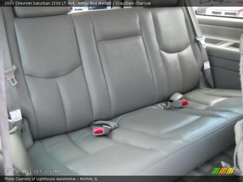 Indigo Blue Metallic / Gray/Dark Charcoal 2003 Chevrolet Suburban 1500 LT 4x4