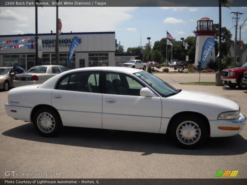 Bright White Diamond / Taupe 1999 Buick Park Avenue