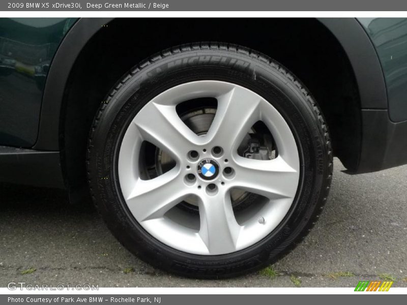 Deep Green Metallic / Beige 2009 BMW X5 xDrive30i