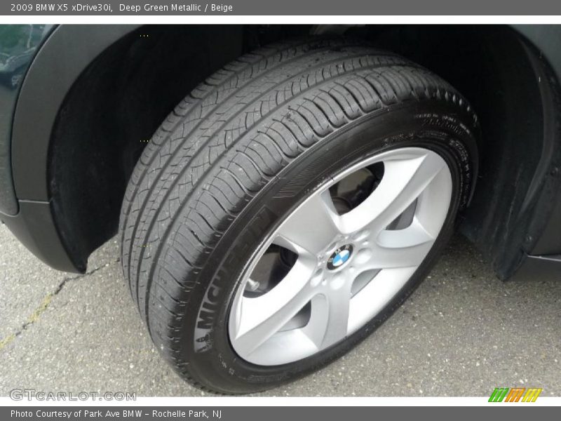 Deep Green Metallic / Beige 2009 BMW X5 xDrive30i