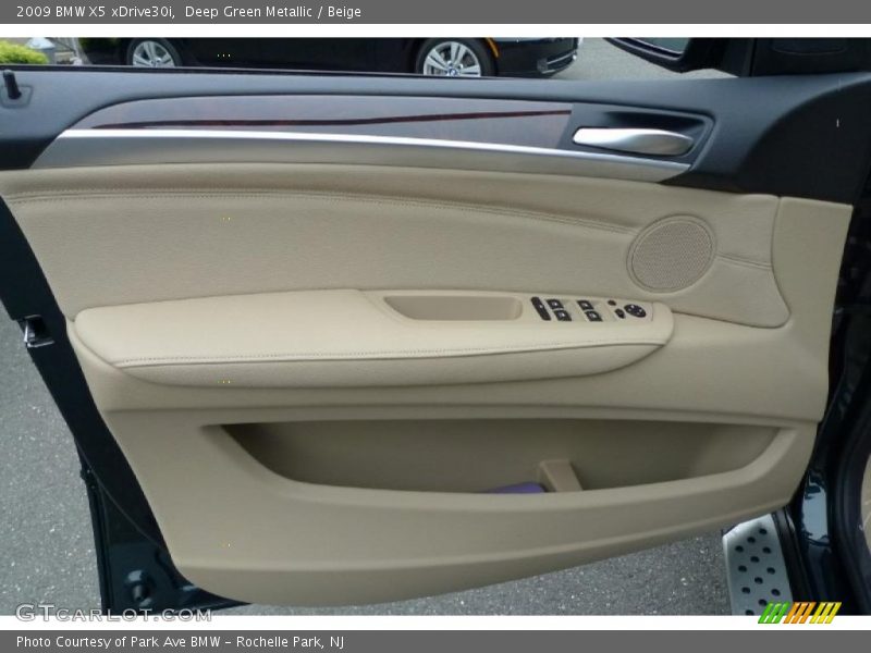 Deep Green Metallic / Beige 2009 BMW X5 xDrive30i