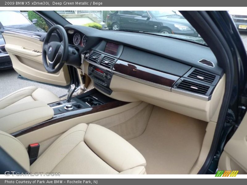 Deep Green Metallic / Beige 2009 BMW X5 xDrive30i