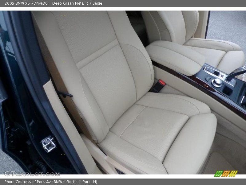 Deep Green Metallic / Beige 2009 BMW X5 xDrive30i