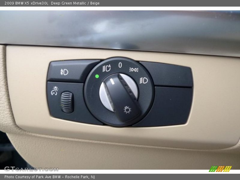 Deep Green Metallic / Beige 2009 BMW X5 xDrive30i