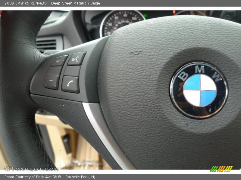 Deep Green Metallic / Beige 2009 BMW X5 xDrive30i