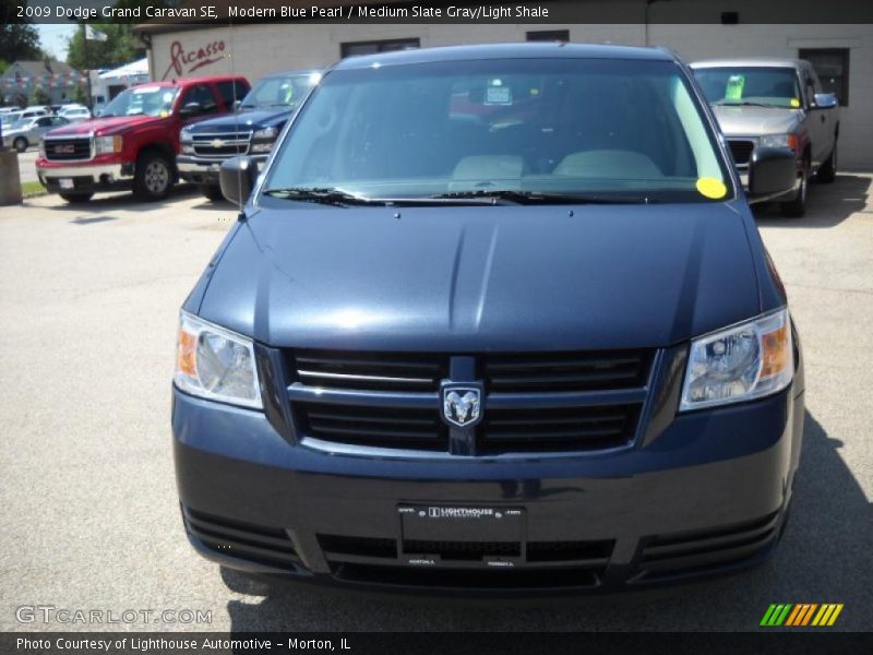 Modern Blue Pearl / Medium Slate Gray/Light Shale 2009 Dodge Grand Caravan SE