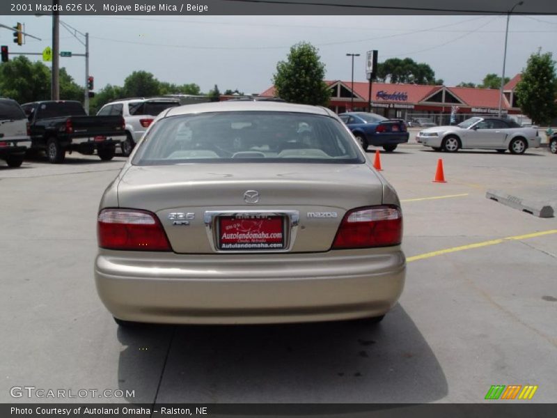 Mojave Beige Mica / Beige 2001 Mazda 626 LX