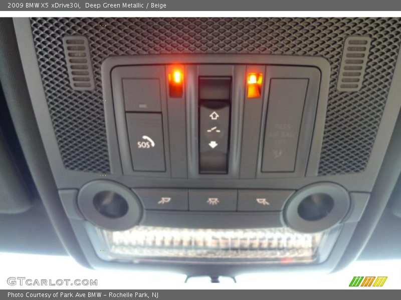 Deep Green Metallic / Beige 2009 BMW X5 xDrive30i