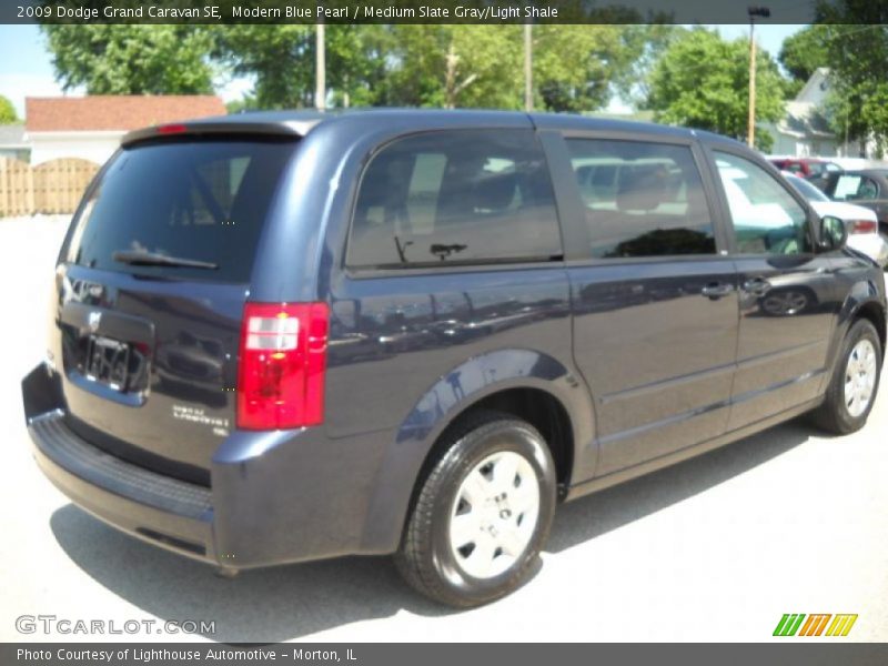 Modern Blue Pearl / Medium Slate Gray/Light Shale 2009 Dodge Grand Caravan SE