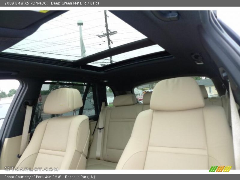 Deep Green Metallic / Beige 2009 BMW X5 xDrive30i