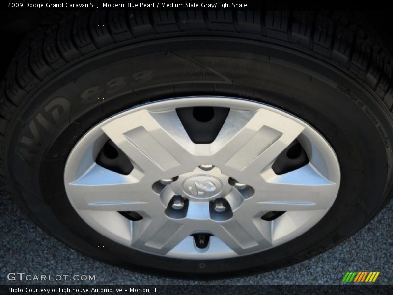 Modern Blue Pearl / Medium Slate Gray/Light Shale 2009 Dodge Grand Caravan SE