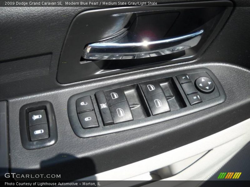 Modern Blue Pearl / Medium Slate Gray/Light Shale 2009 Dodge Grand Caravan SE