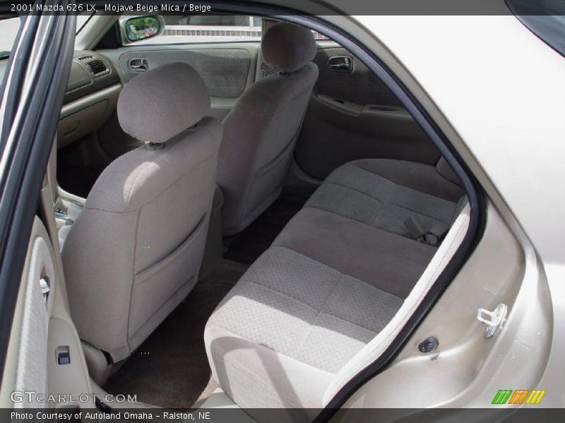 Mojave Beige Mica / Beige 2001 Mazda 626 LX