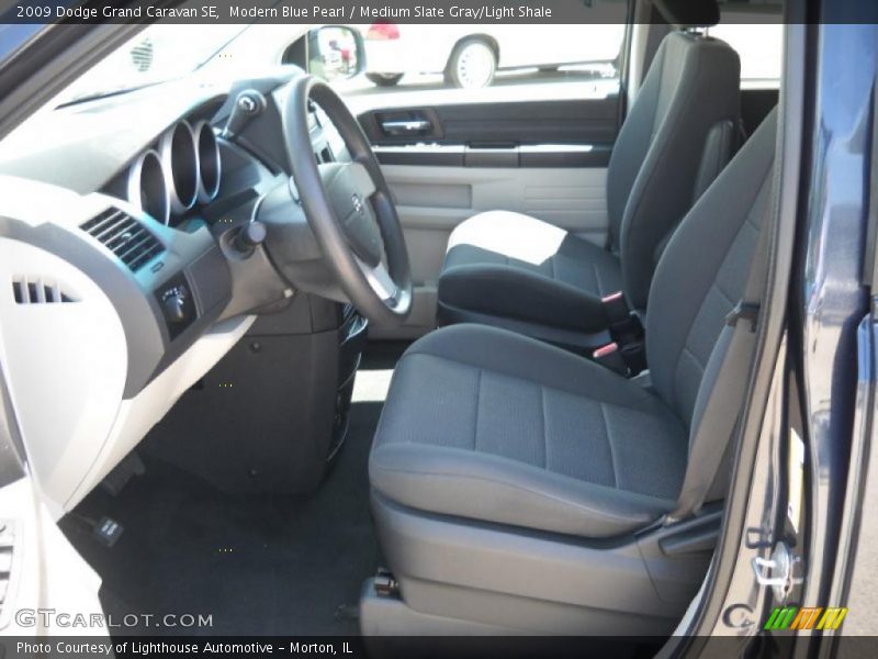 Modern Blue Pearl / Medium Slate Gray/Light Shale 2009 Dodge Grand Caravan SE