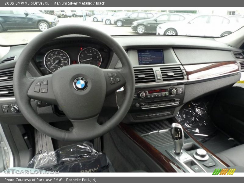 Titanium Silver Metallic / Black 2009 BMW X5 xDrive30i
