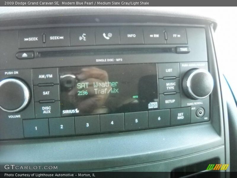 Modern Blue Pearl / Medium Slate Gray/Light Shale 2009 Dodge Grand Caravan SE