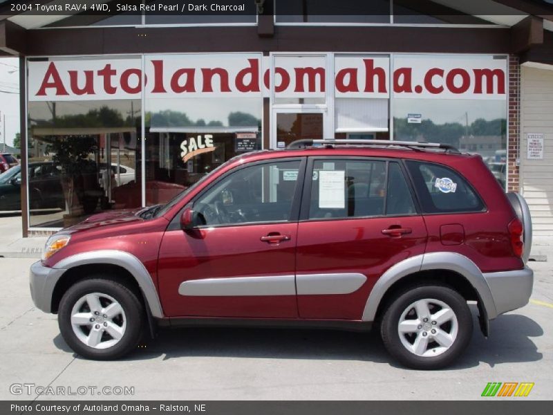 Salsa Red Pearl / Dark Charcoal 2004 Toyota RAV4 4WD