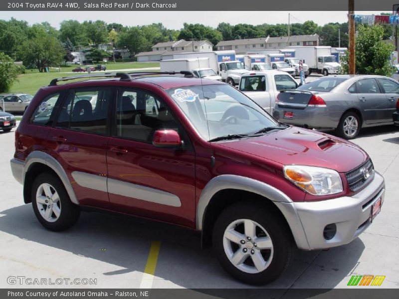 Salsa Red Pearl / Dark Charcoal 2004 Toyota RAV4 4WD