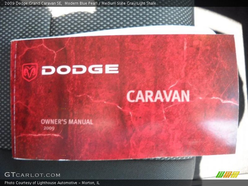 Modern Blue Pearl / Medium Slate Gray/Light Shale 2009 Dodge Grand Caravan SE