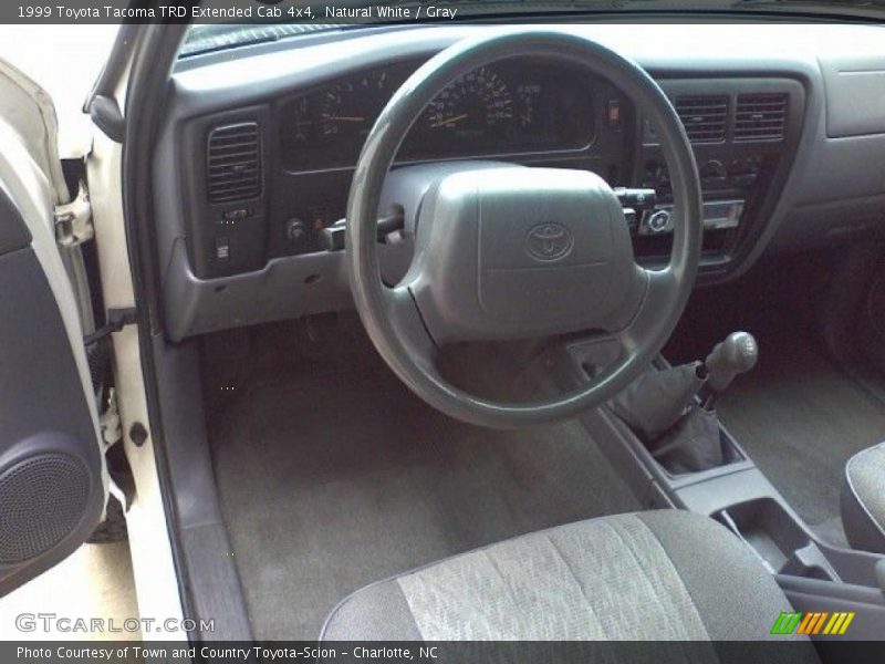 Natural White / Gray 1999 Toyota Tacoma TRD Extended Cab 4x4