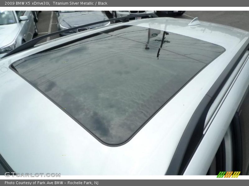 Titanium Silver Metallic / Black 2009 BMW X5 xDrive30i