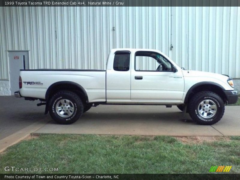 Natural White / Gray 1999 Toyota Tacoma TRD Extended Cab 4x4