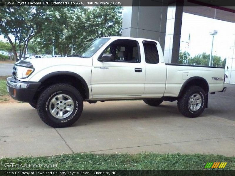 Natural White / Gray 1999 Toyota Tacoma TRD Extended Cab 4x4