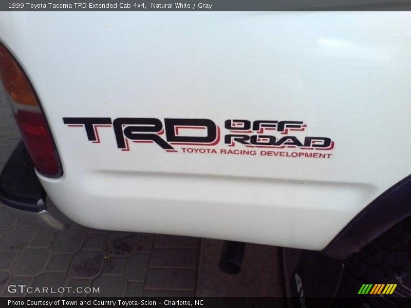 Natural White / Gray 1999 Toyota Tacoma TRD Extended Cab 4x4