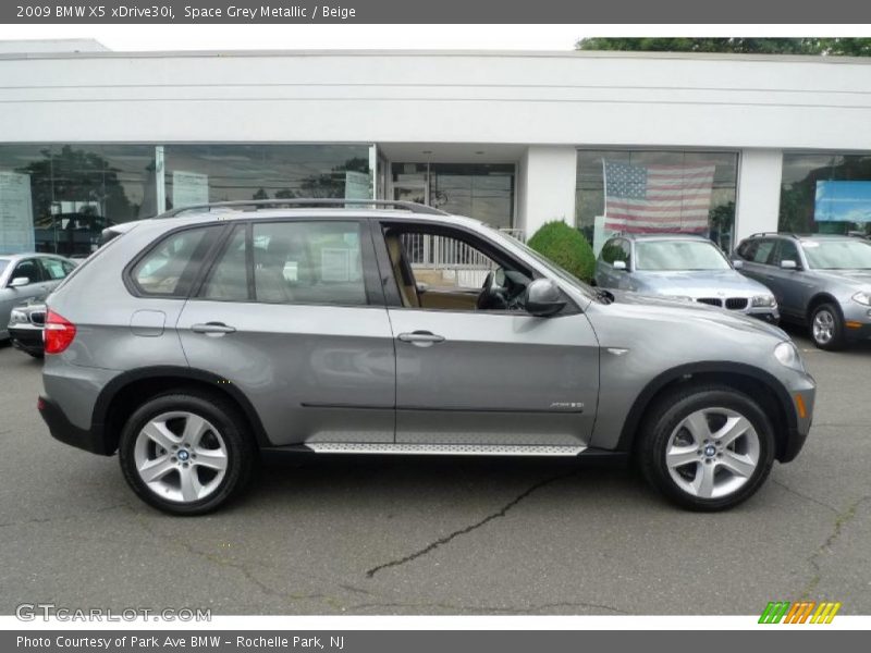 Space Grey Metallic / Beige 2009 BMW X5 xDrive30i