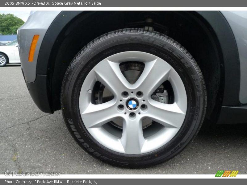 Space Grey Metallic / Beige 2009 BMW X5 xDrive30i