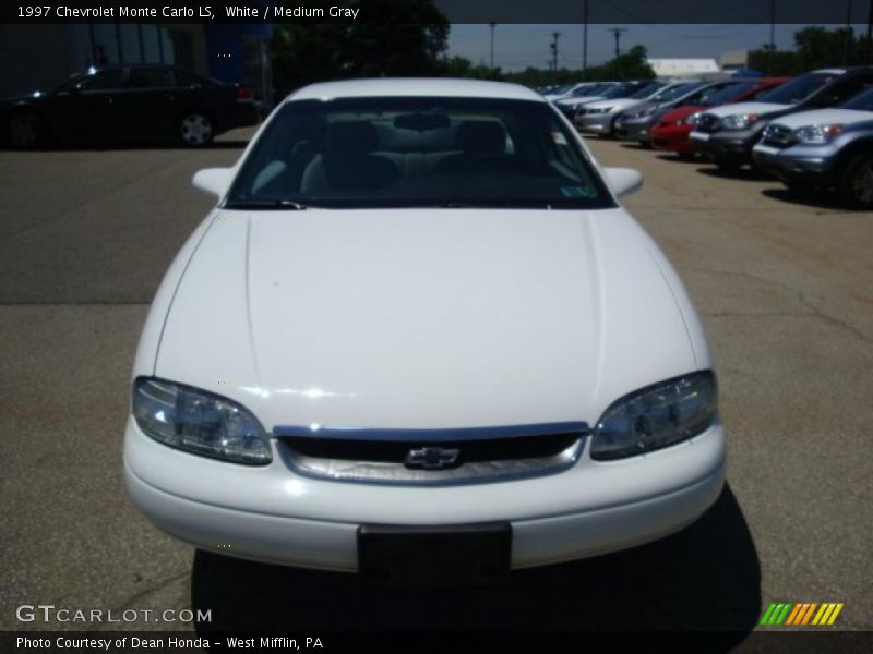 White / Medium Gray 1997 Chevrolet Monte Carlo LS