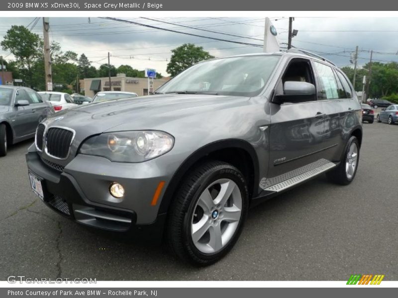 Space Grey Metallic / Beige 2009 BMW X5 xDrive30i