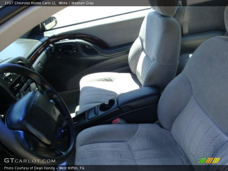 White / Medium Gray 1997 Chevrolet Monte Carlo LS