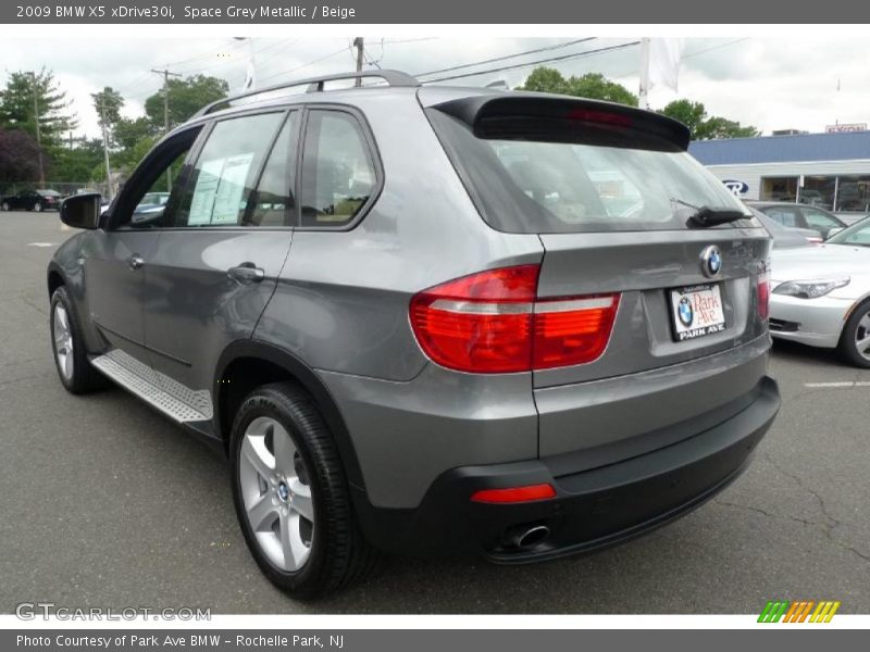 Space Grey Metallic / Beige 2009 BMW X5 xDrive30i