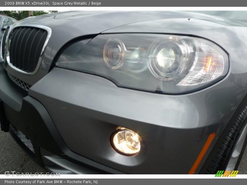 Space Grey Metallic / Beige 2009 BMW X5 xDrive30i