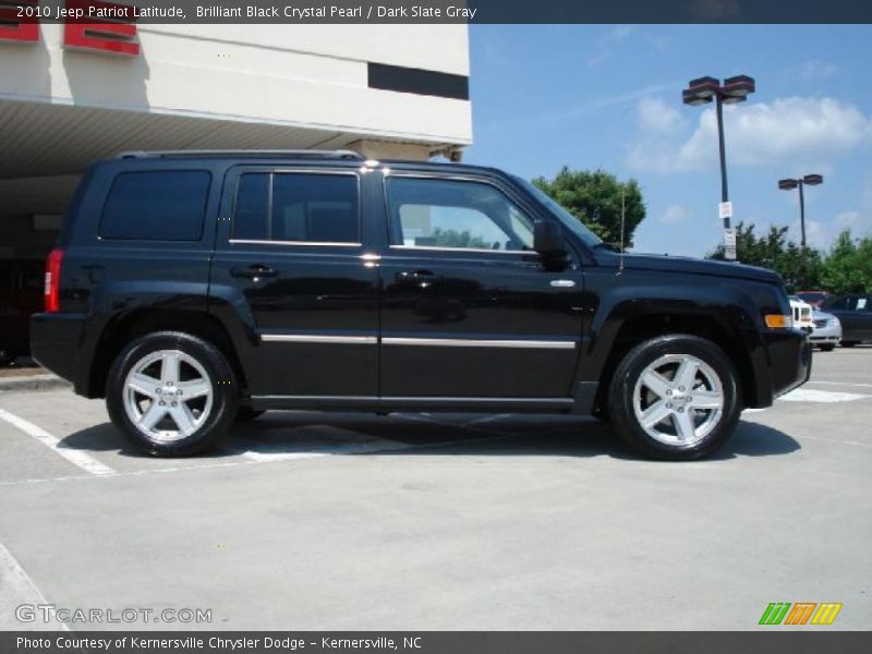 Brilliant Black Crystal Pearl / Dark Slate Gray 2010 Jeep Patriot Latitude