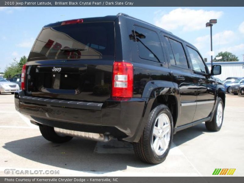 Brilliant Black Crystal Pearl / Dark Slate Gray 2010 Jeep Patriot Latitude