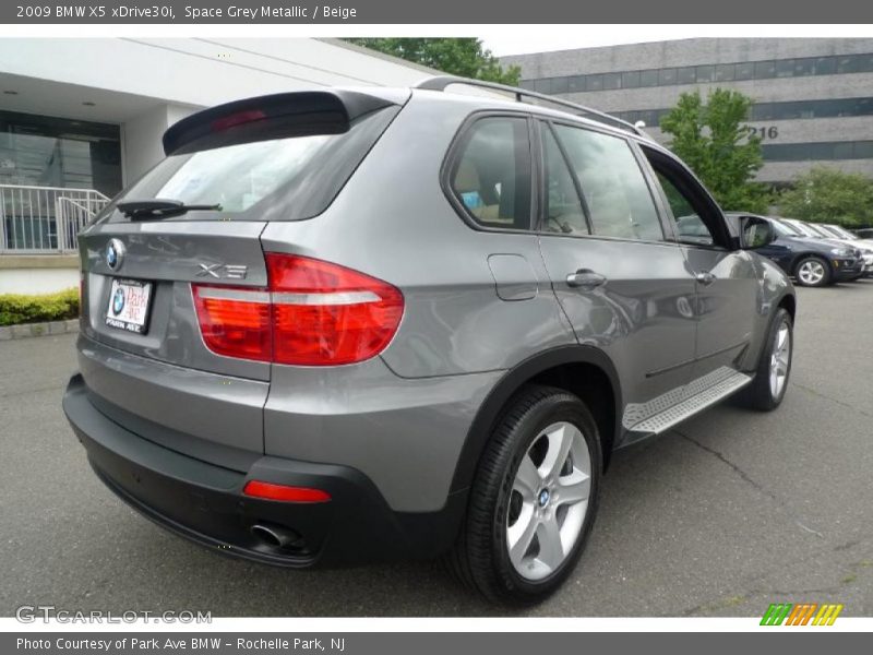 Space Grey Metallic / Beige 2009 BMW X5 xDrive30i