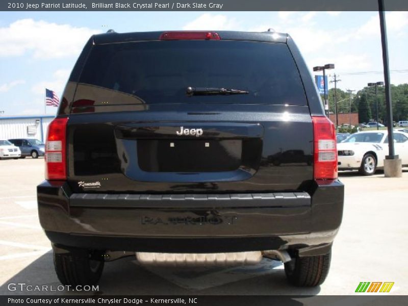 Brilliant Black Crystal Pearl / Dark Slate Gray 2010 Jeep Patriot Latitude