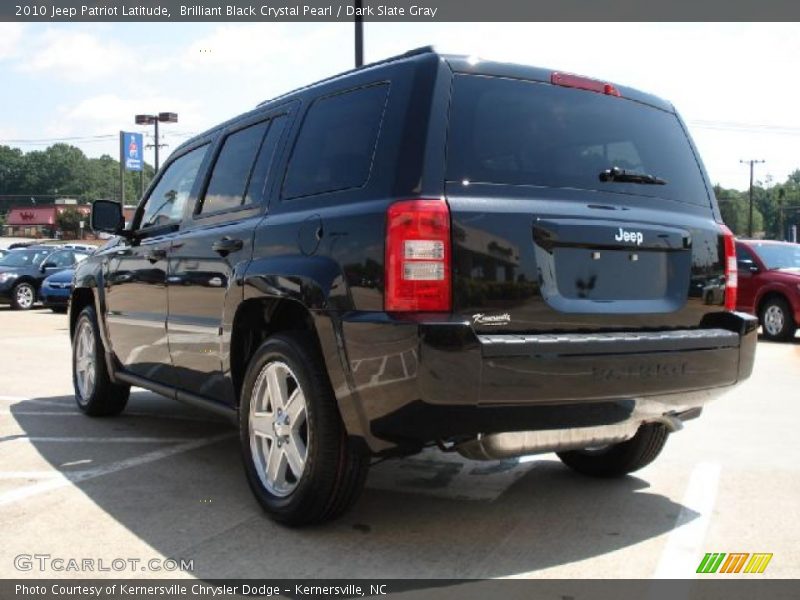 Brilliant Black Crystal Pearl / Dark Slate Gray 2010 Jeep Patriot Latitude