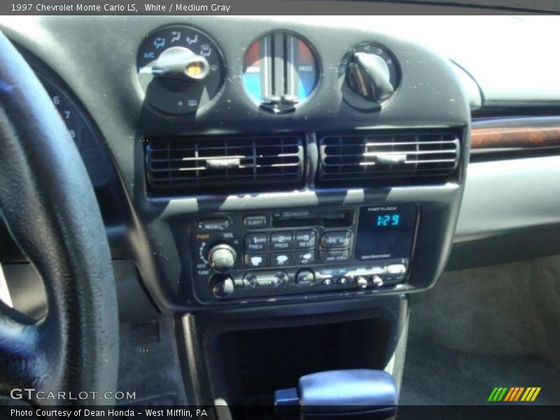 White / Medium Gray 1997 Chevrolet Monte Carlo LS