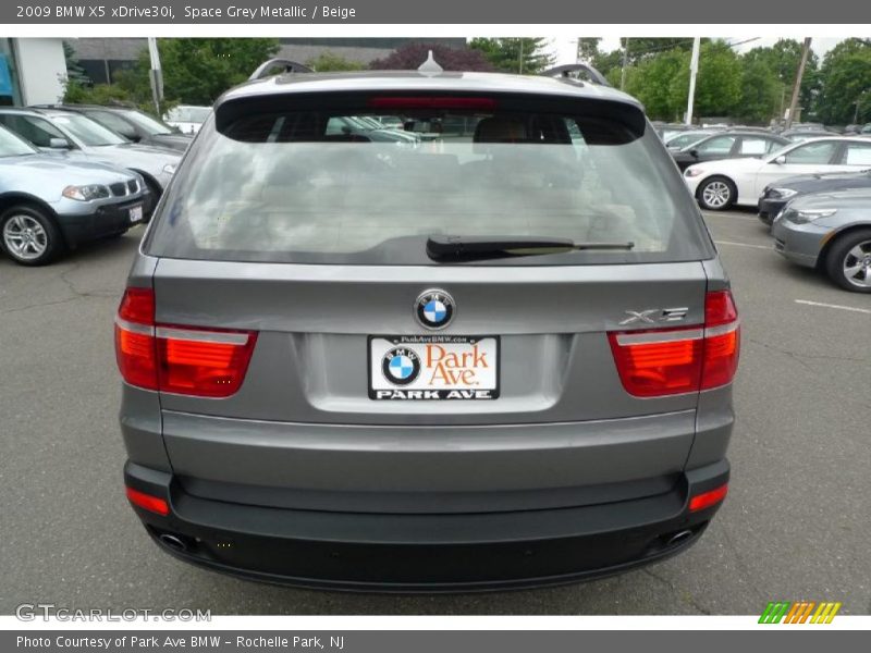 Space Grey Metallic / Beige 2009 BMW X5 xDrive30i