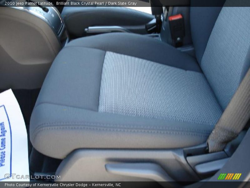 Brilliant Black Crystal Pearl / Dark Slate Gray 2010 Jeep Patriot Latitude